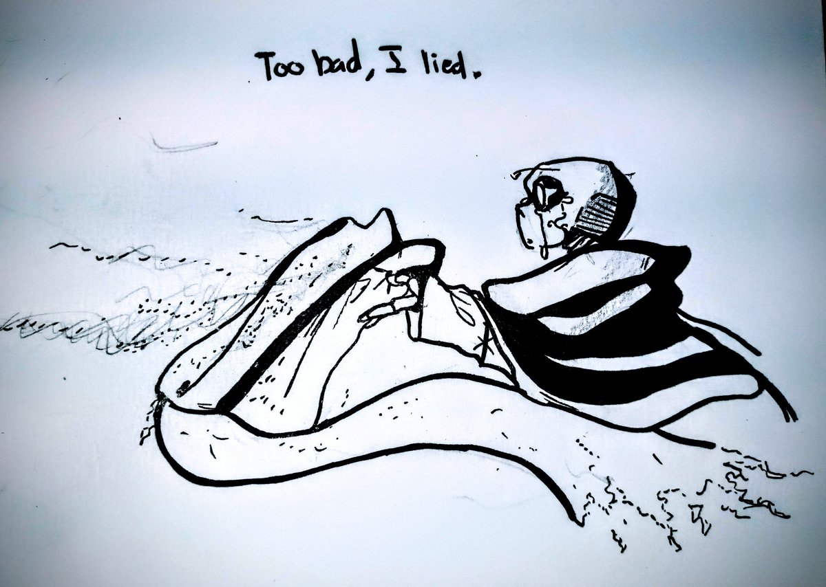 CunoAri's tweet photo. [Inktoberale Day 17] 
#Inktobertale2022 #Inktobertale #inksans #oras #errorink #errorinkshipchild #utmv #undertale #undertaleAU #inktale https://t.co/umvabHM4Y8