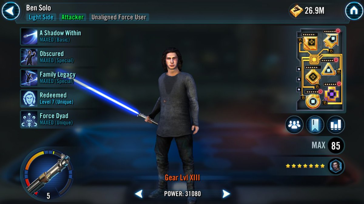 GamingScrybe's tweet photo. Happy #Swolo day #SWGoH fans. This is all I could get him to so far... https://t.co/2WW7Atd9TK