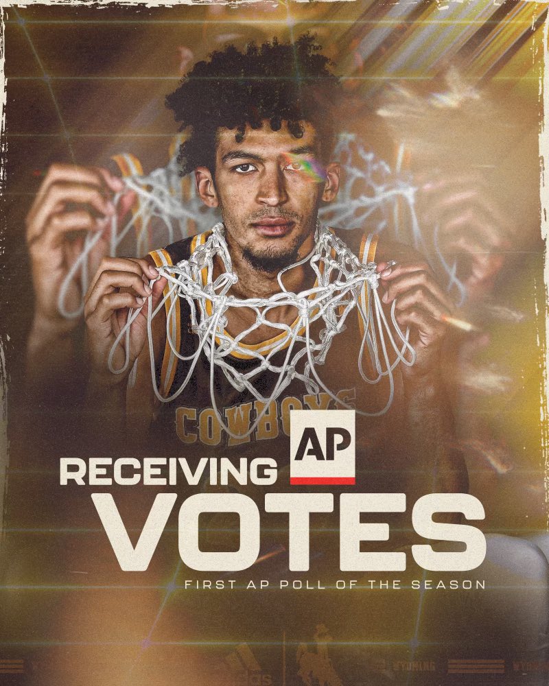 Take notice. 

🤠🏀 receiving votes in the first <a href="/AP_Top25/">AP Top 25</a> poll of the season! ➡️ bit.ly/3MBjt7f