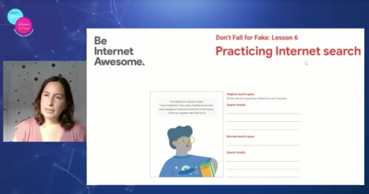 MrsAmadorScott's tweet photo. @sabrieo session focused on #DigitalCitizenship #curriculums #resources from @CommonSenseEd &amp; @GoogleForEdu that @CognitaSchools #educators #students #families can benefit of to navigate today's complex/digital world #SOFT22 #CognitaWay https://t.co/RzCncMKGii
