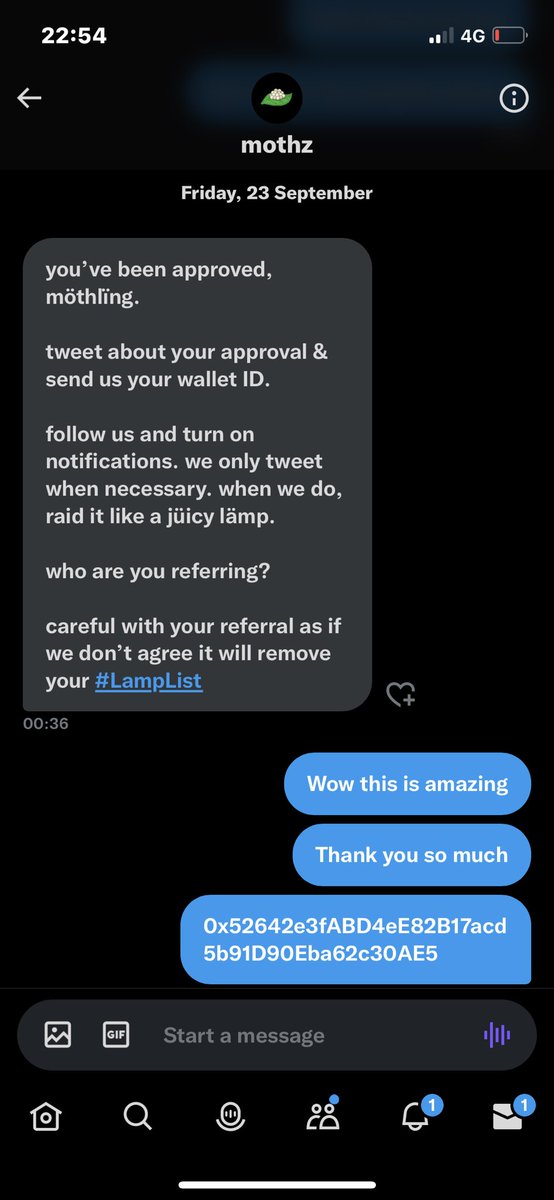 deawe_st's tweet photo. @wenlamp I submitted my wallet since last month but I’m getting this error https://t.co/lcE1gsfG0P