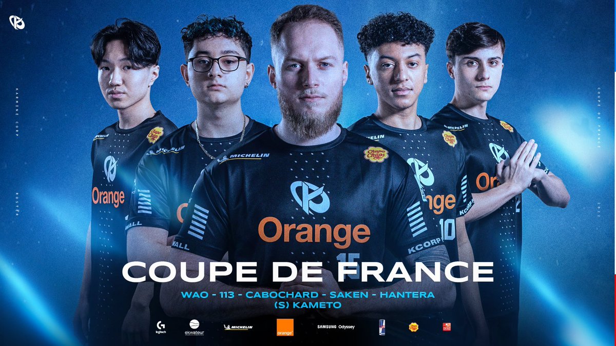 Voici notre roster INÉDIT pour la Coupe de France :

<a href="/Waolol/">Wao</a> 
<a href="/CabochardLoL/">Cabochard</a> 
<a href="/113bumm/">113</a> 
<a href="/Saken_lol/">SAKEN</a> 
<a href="/Hanteralol/">Jules</a> 

Attendez-vous à des rebondissements au niveau des compos 🤫

🕒Premier BO5 mercredi vers 15/16h
🆚 Contre <a href="/TPAA_esport/">Centre de formation TPAA x LDLC OL</a> 
▶️ twitch.tv/kamet0 #KCORP