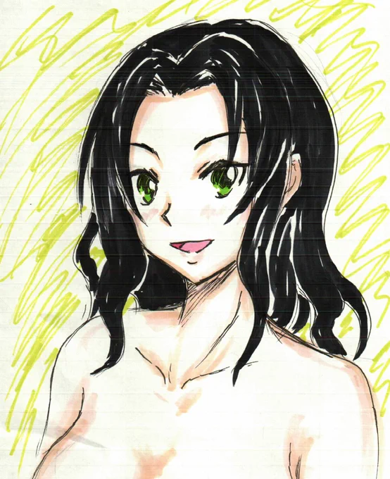 寝起きラクガキ相馬夏美。 