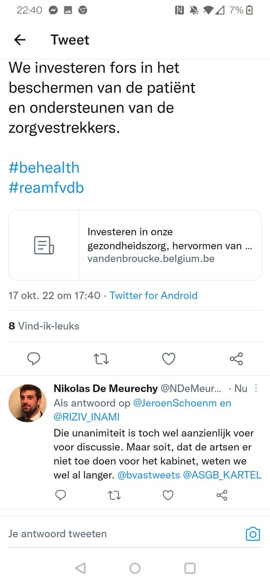 NDeMeurechy's tweet photo. @jan_bertels @RIZIV_INAMI Ook erg jammer dat kabinetmedewerkers #teamfvdb gewoon overgaan tot blokkeren wanneer erop gewezen wordt dat mening/inbreng arts gemarginaliseerd wordt... Kwestie van standpunt nog wat verder te bevestigen? Goed bezig daar! π @bvastweets @SGeysenbergh @BLANCKAERTJoha1 @j_detoeuf https://t.co/afYF9AIbg1