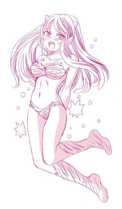 #みんなのラムちゃんみせて掘ってたら過去の落書きもあった。どんだけラムちゃん描いてんだ。 
