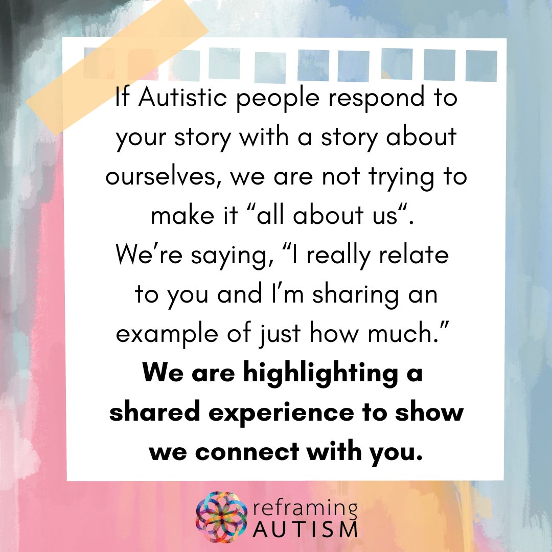 It is a myth that Autistic people do not seek connection. We absolutely seek fulfilling relationships, but as individuals who think, process, sense and play differently, it is little surprise that our experience of seeking connection can look different too. #differentnotless