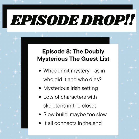 BusyGirlsPod's tweet photo. 🚨A new episode dropped today!🚨 And it’s our third episode of spooky season! Listen to us breakdown the super popular book from @lucyfoleytweets of whodunnit and who died - The Guest List. 
#BookTwitter #booktwt #books #podcast #busygirlsbookclub https://t.co/DGyxXozoDB