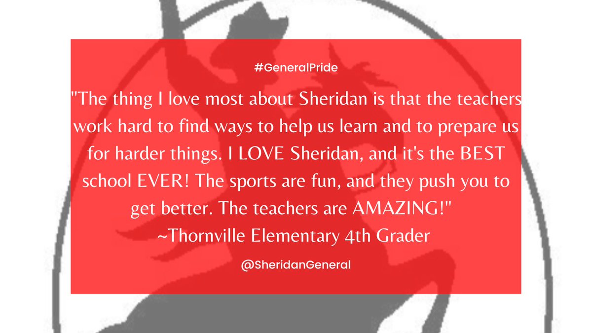 MrsPressdee's tweet photo. 🔴General Pride🔴 Little Generals getting in on the love! @SheridanGeneral @ThornvilleElem #GeneralPride https://t.co/0nFZDPR3EN