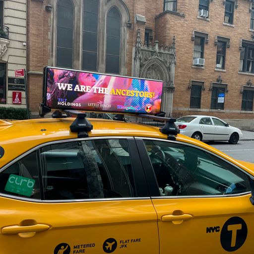 ConorGreenLLC's tweet photo. Monday, October 10th marked Indigenous Peoples' Day. Times Square, NY was lit up with signs in honor of the day. Special shoutout to everyone involved and everyone tagged! https://t.co/qaDBiF85Oh