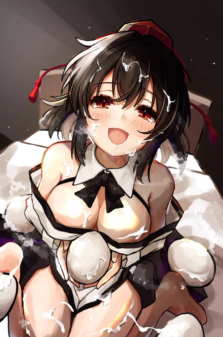 幸せなあやちゃん!!#東方Project #射命丸文 
