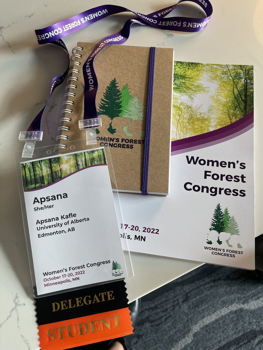 Finally here <a href="/WomensForestCng/">WomensForestCongress</a> as a delegate also representing <a href="/IFSAdotnet/">International Forestry Students Association</a>