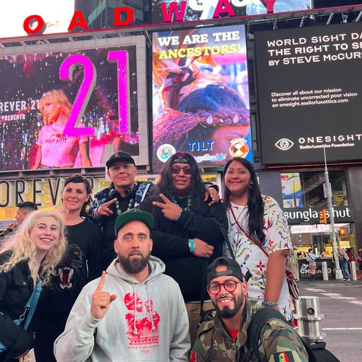 ConorGreenLLC's tweet photo. #indigenouspeoplesday #indigenouspeoples #ipd #timessquare #newyork #tilt #littlebeachharvest #cannabis #conorgreen https://t.co/FPOHs6lrk4