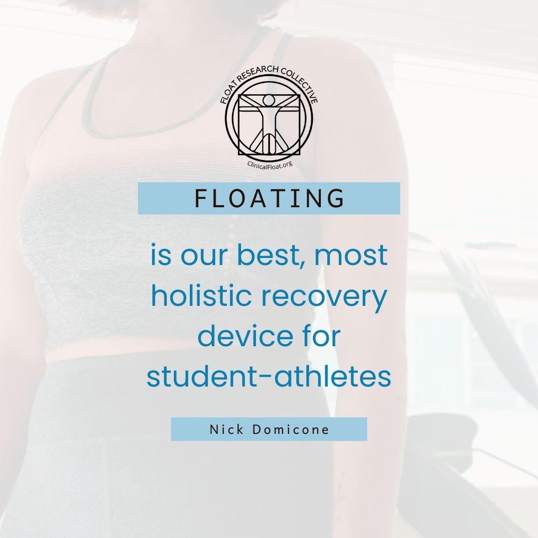 "As we advocate for further research supporting the benefits of float therapy, float therapy experts and researchers will continue to partner with colleges and universities, many of whom have already discovered the benefits of floating.

Have you joined the mission yet?

#Athleti
