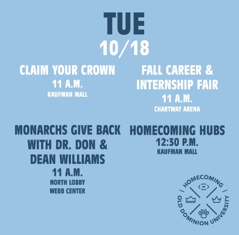 ODU Homecoming 💙🦁👑 tweet media