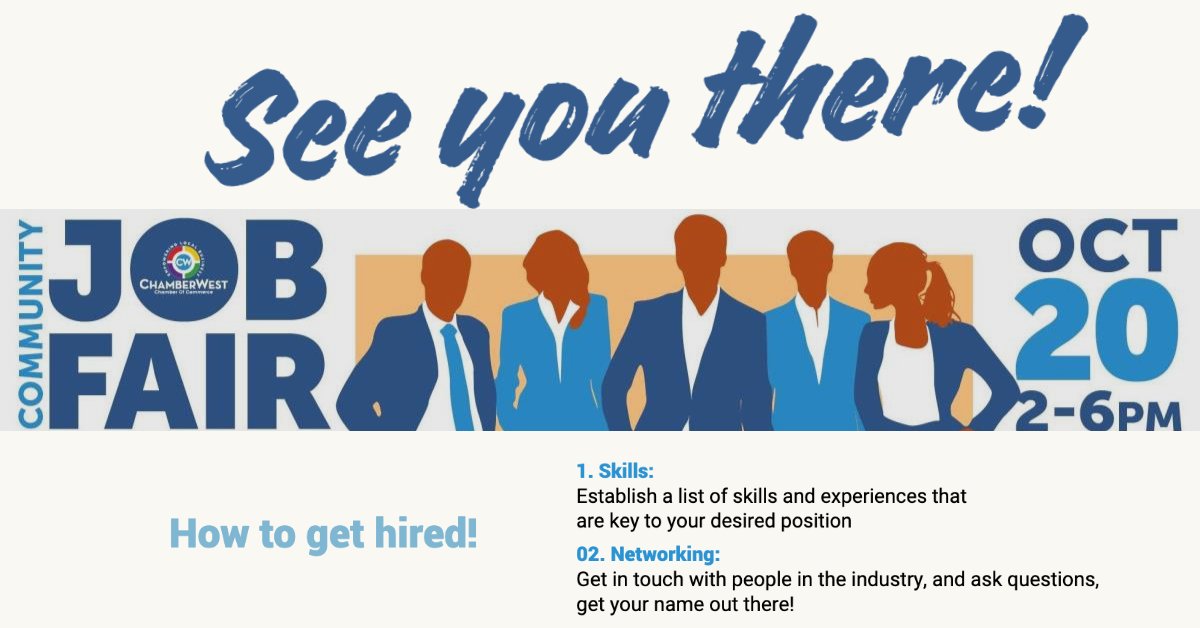 workforceSLCC's tweet photo. We are looking forward to participating in the annual ChamberWest Community Job Fair this Thursday! Come learn about our programs and opportunities! #careersstarthere #utworkforce #slcc #falljobfair https://t.co/SOyDT9HvM3