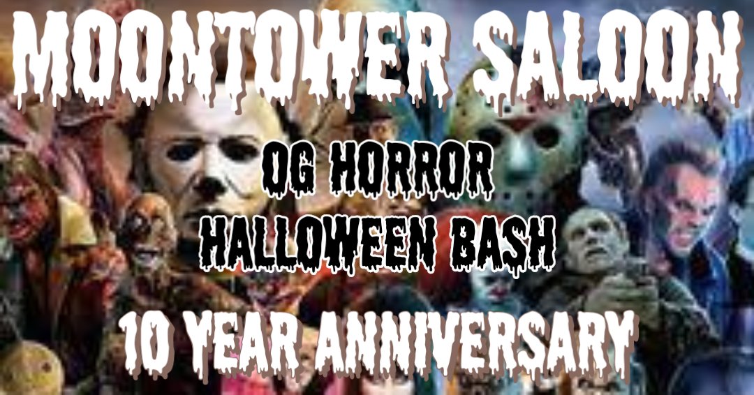 Join us on October 29th to celebrate 10 years OG style!! 
Halloween Horror Costume Contest!
Suede hits the stage @ 9PM!