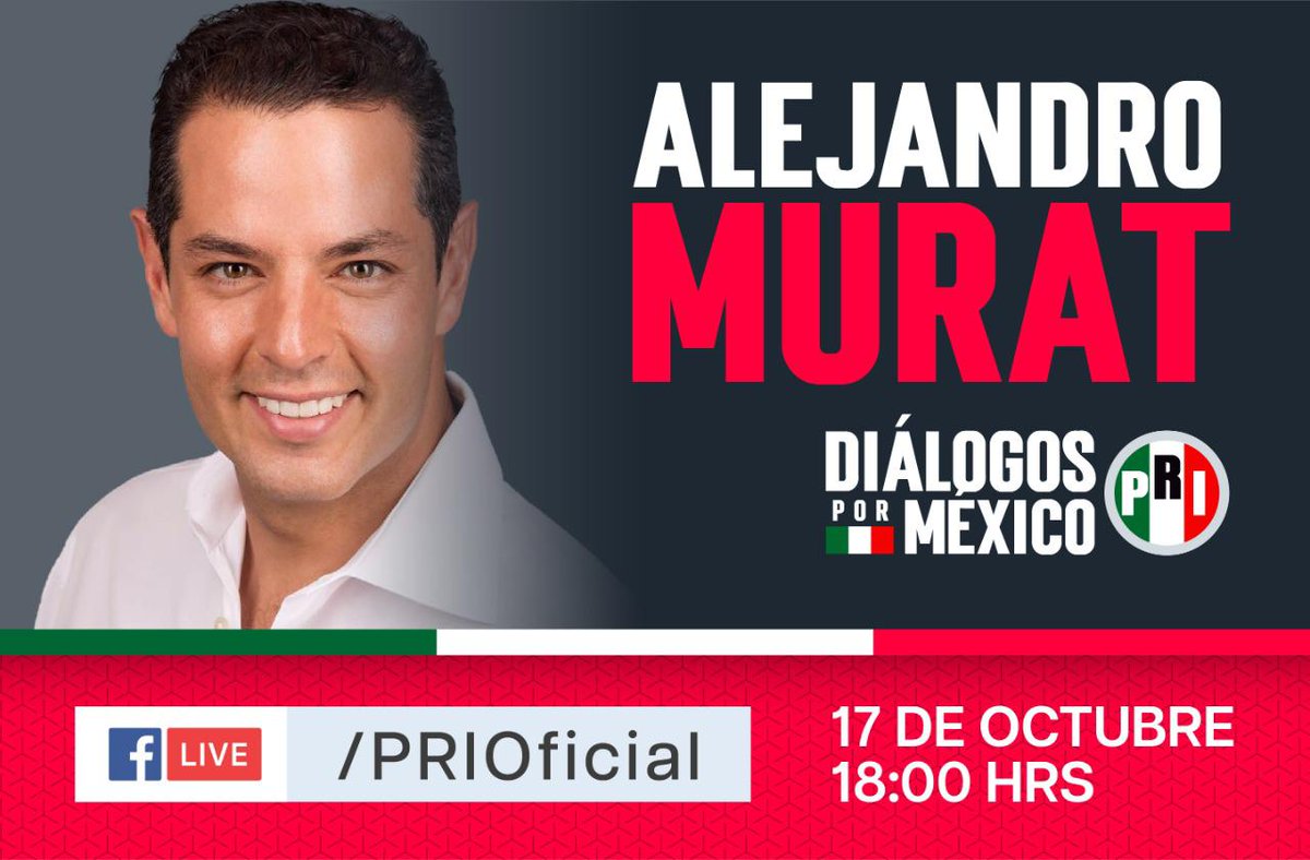 Los invito a #DiálogosPorMéxico, a través de la transmisión por #FacebookLive, abriremos la conversación por #México.

fb.watch/gdz5--0XYa/