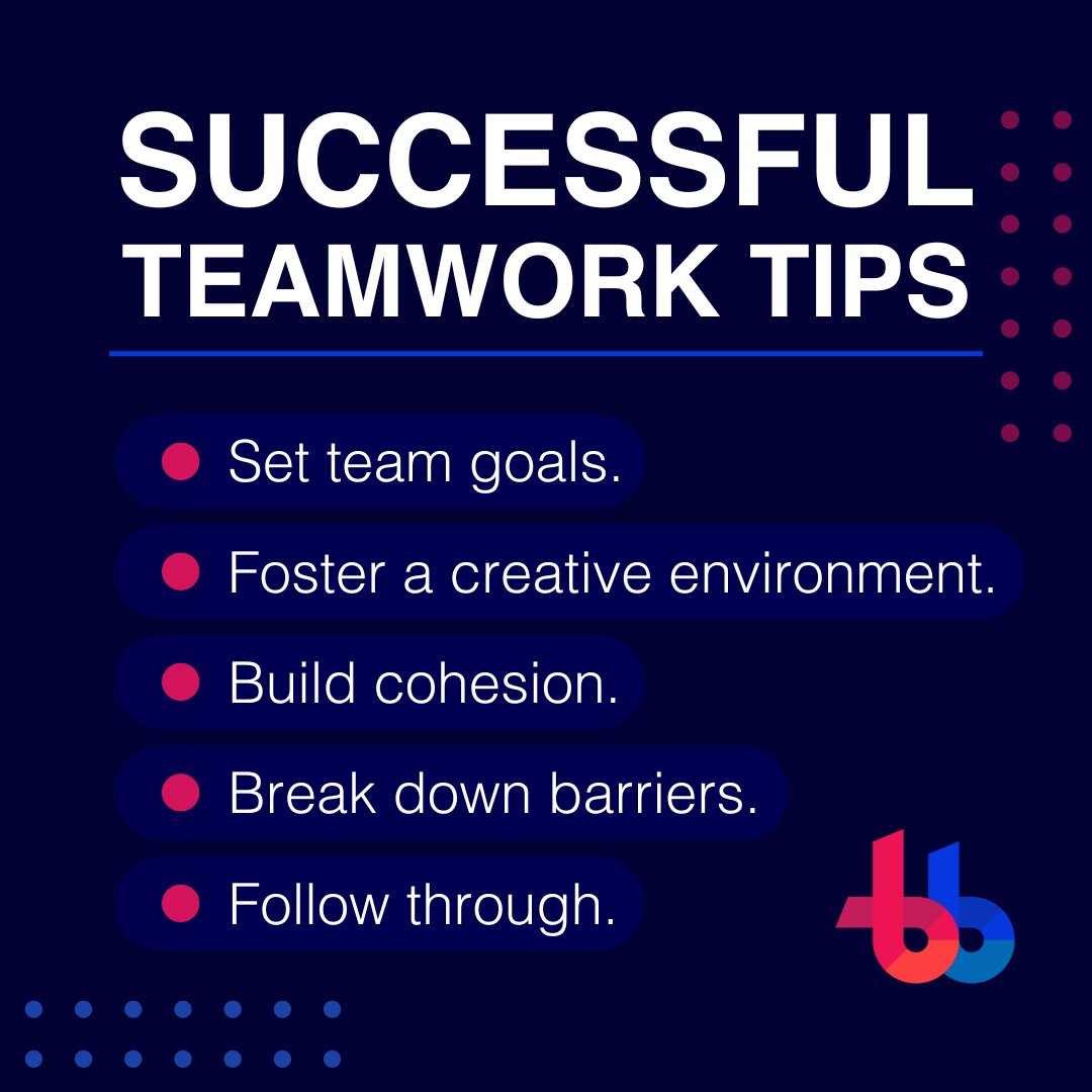 To truly make cloud collaboration technologies work for your business, you first need to show your team how to work well together. Here are five simple ways to encourage an open, cooperative workplace.👇

#BeBop #Teamwork #CloudCollaboration