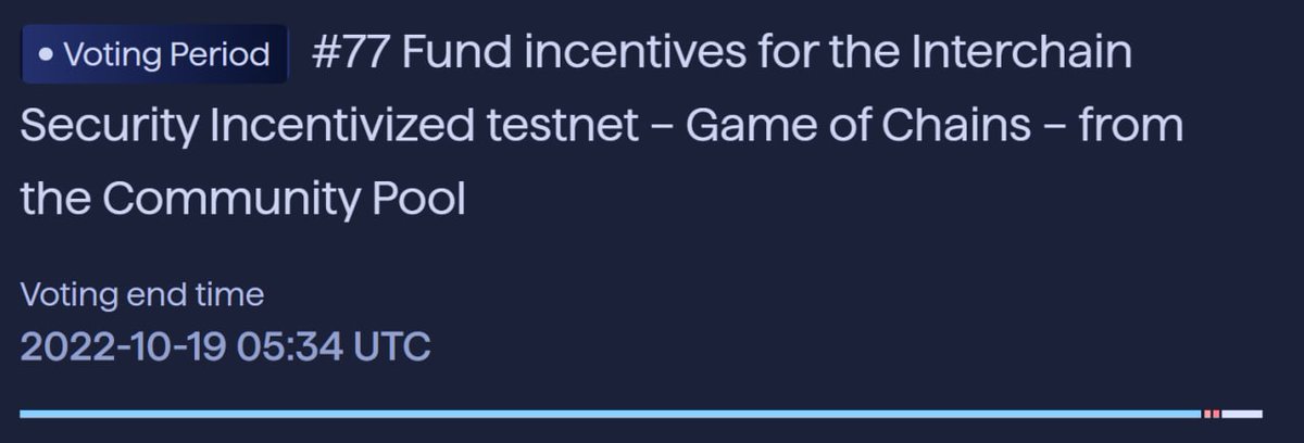 citizen_web3's tweet photo. #citizencosmos in governance
YES to Prop77 @cosmoshub
https://t.co/rPZLj0P5lX
Look forward to seeing ICS come to light & bring the value to $ATOM. But such things requires vigorous testing. Judging by the previous success of #gameofzones & #gameofstakes, GoZ is the way forward. https://t.co/5cGDg0vfYu