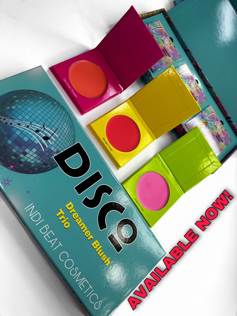 Our Disco cream blush is buildable and adds a pop of color to your complexion. Best applied when warmed with your fingers. Highly pigmented, lightweight, creamy and  melts into skin. 
Available in 3 shades
Boogie Fever 
Get Down Tonight
Staying Alive