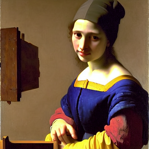 #stablediffusion #stable_diffusion #AI #AIart #AIartwork
 #johannesvermeer #unpublished #painting #フェルメール #维梅尔 #維梅爾 #베르메르 #フェルメールと17世紀オランダ絵画展 #modernart #baroqueart #investinginart
Girl with black turban.