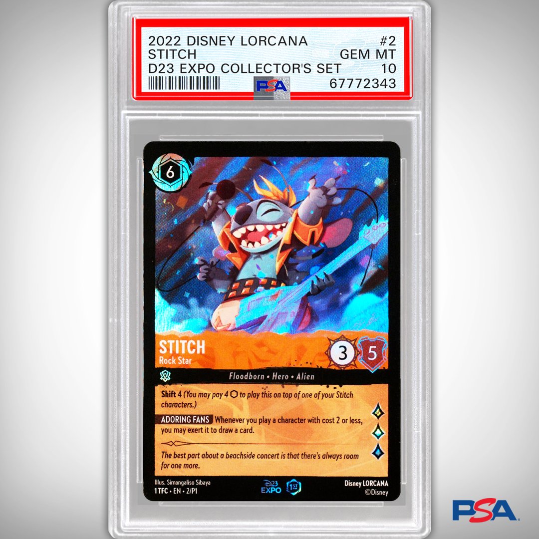 MAGICAL NEWS: PSA is now grading 2022 Disney Lorcana cards!