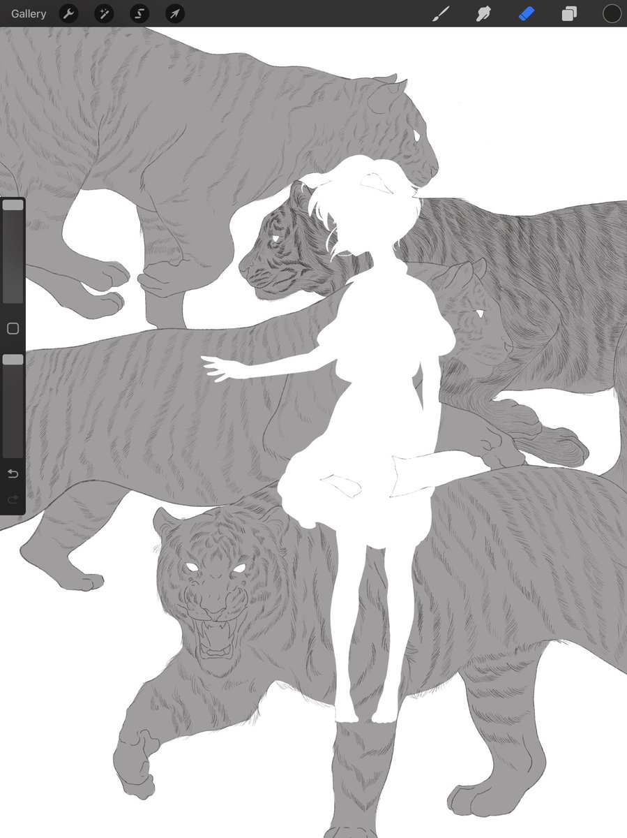 TsukikoEl's tweet photo. So many unfinished drawings 🥲 Only time when I draw myself
#Torahime https://t.co/La05bR1sor