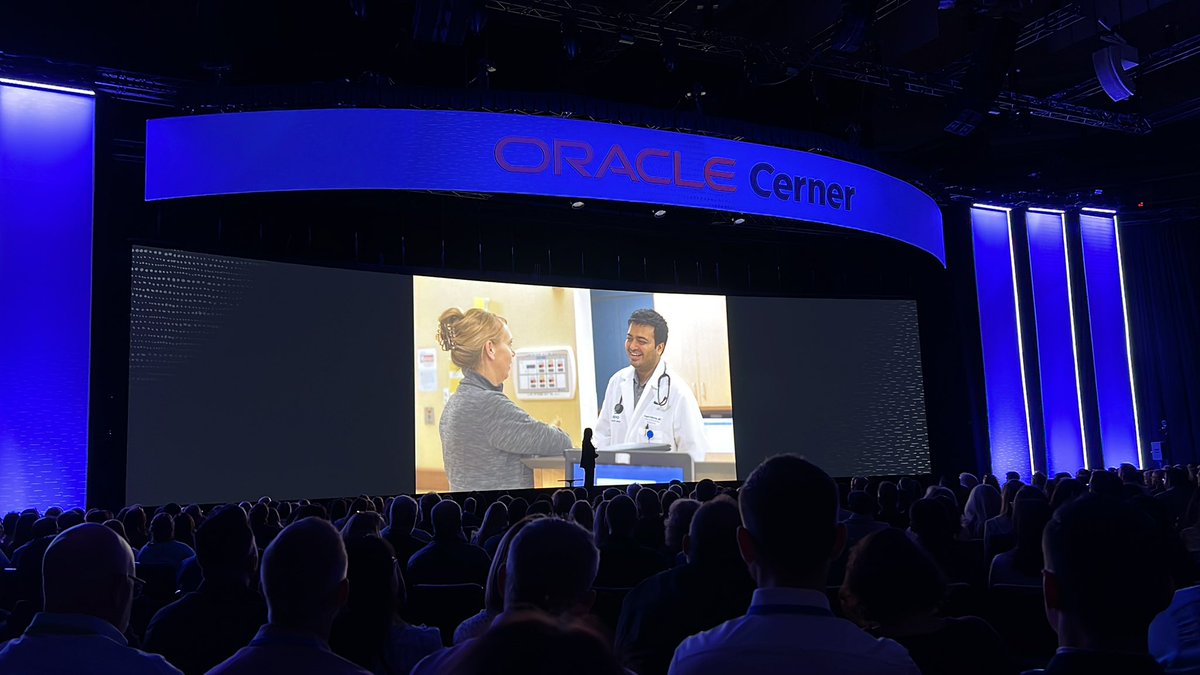 JSPatelMD's tweet photo. Seamless Exchange transforming work at @Ascensionorg and 99% deduplication of healthcare data. So excited to see the progress to this stage where it is real. @Oracle @Cerner #OCHC22 https://t.co/ktNkGWL0un