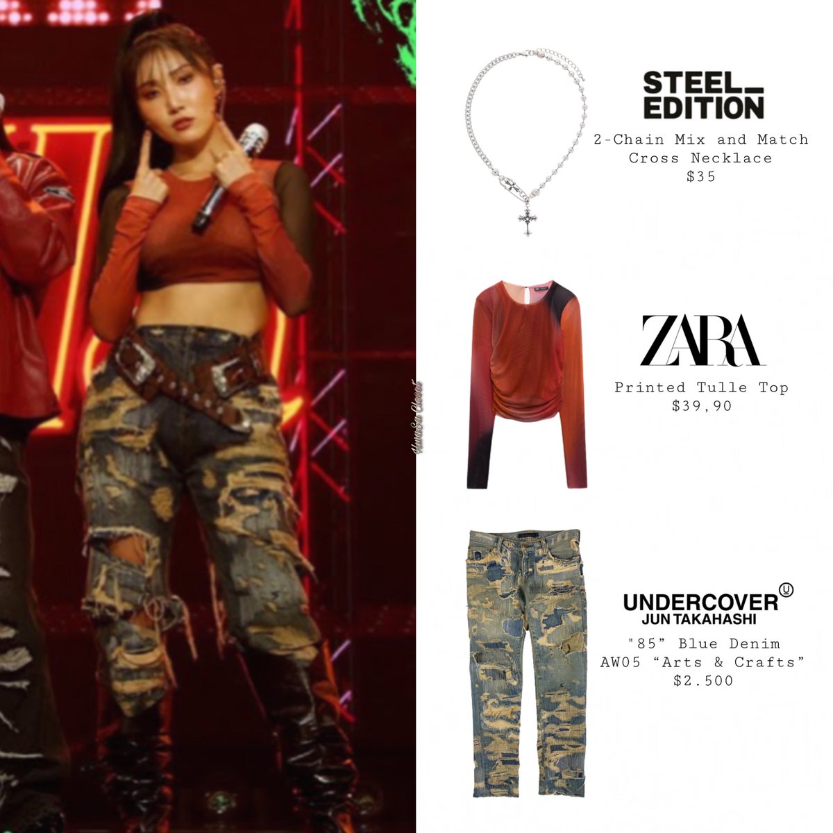 hwasaoutfits's tweet photo. 221014 - HWASA at KBS Music Bank
#steeledition #zara #undercover https://t.co/KNYD3eelAc