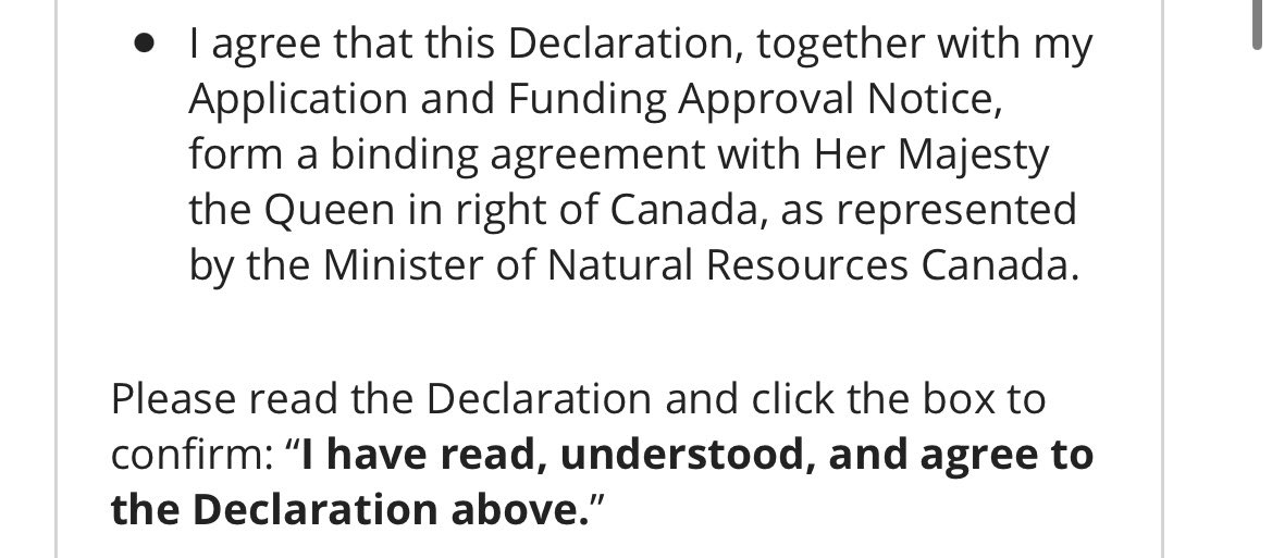 markfurry's tweet image. ⁦@EmmMacfarlane⁩ ⁦@JonathanWNV⁩ 
So does this need to be updated to be “his majesty the King”?
#greenerhomes #cdnpoli #qe2 #kc3