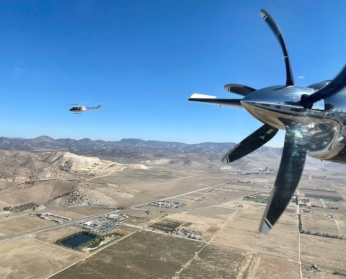 KernCoSheriff's tweet photo. Our deputies attended the airshow at Edward’s over the weekend to show support for the east Kern community working at the base and the members of the armed forces that live here.🚁 #community #communityorientedpolicing #edwardsafb #kcso #joinkcso #superhuey #aviation #careergoals https://t.co/WWmexgSmWA