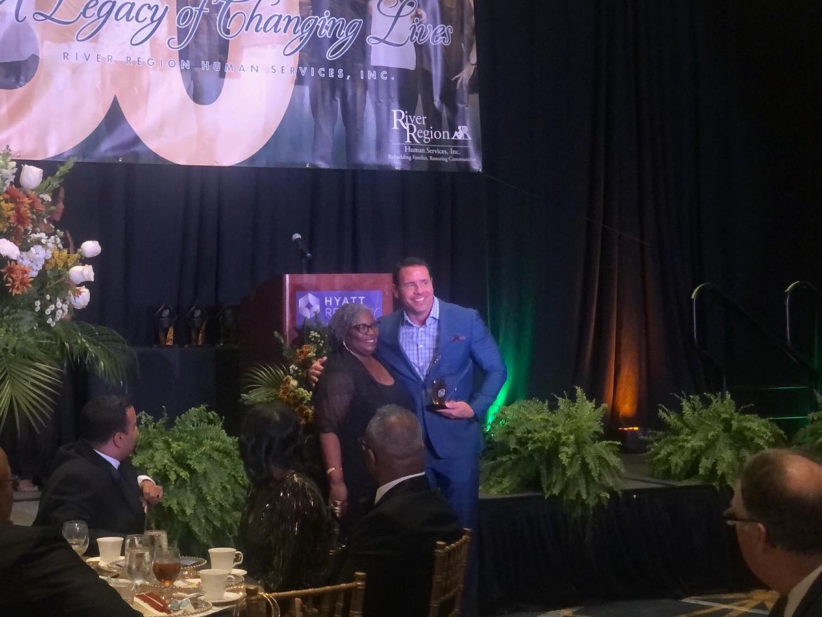 tjwardFL's tweet photo. To be recognized as one of eight @RiverRegionHS legacy honorees in celebration of its 50 years of “Rebuilding Families and Restoring Communities” in Northeast Florida is overwhelming to say the least. 

Thank you to @FLBlue Foundation and @JAXChamber for the ongoing support. https://t.co/RKRewdIZxg