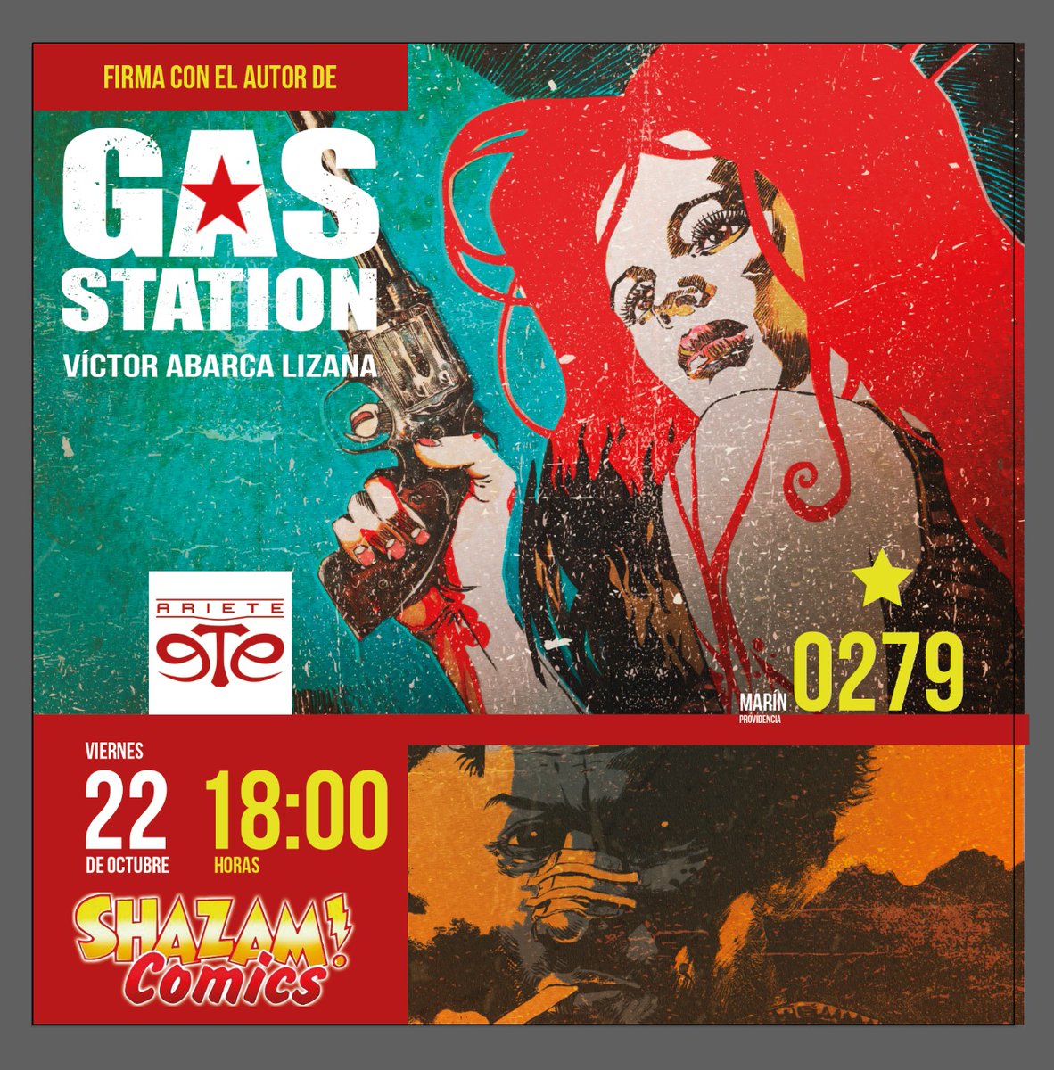 ArietePro's tweet photo. Ojo!!! Estaremos en @shazamcomics este viernes ¿No alcanzo? Aproveche!!! Habrá dibujito en vivo.

Recuerde. Es para lectores adultos. https://t.co/Xe3bmrcjIk