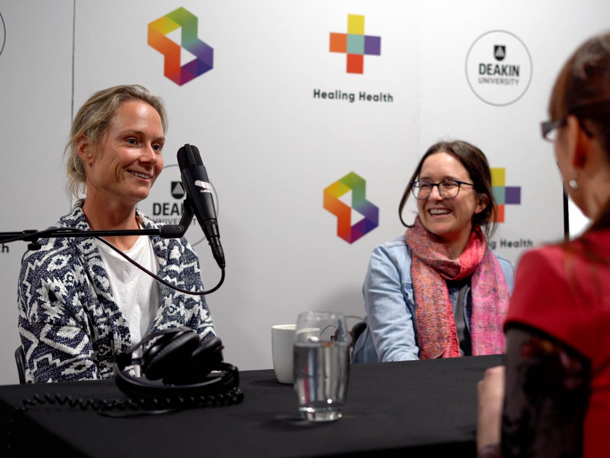 IHT_Deakin's tweet photo. On the latest episode of Healing Health @ConceptRadical is joined by @KBackholer &amp; @RubyBrooks___ to shed light on the digital marketing techniques that junk food companies use to put wealth before health. Listen on Spotify: https://t.co/Dc2NKBq01R or wherever you get podcasts 🎧 https://t.co/zCjfQcvkS5