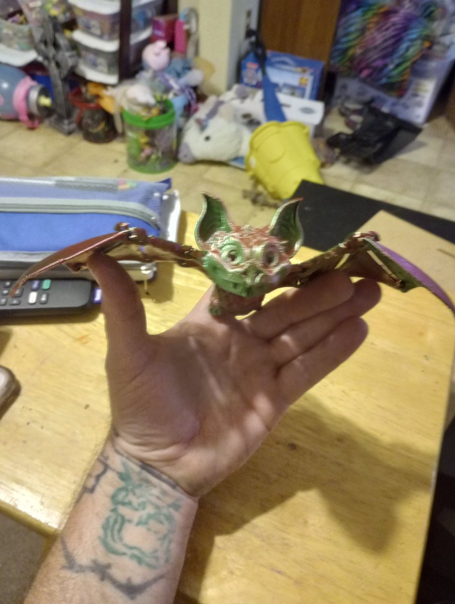 Thehardwearman's tweet image. I love the face on @MatMire new bat design printed in @Eryone_official dual color silk