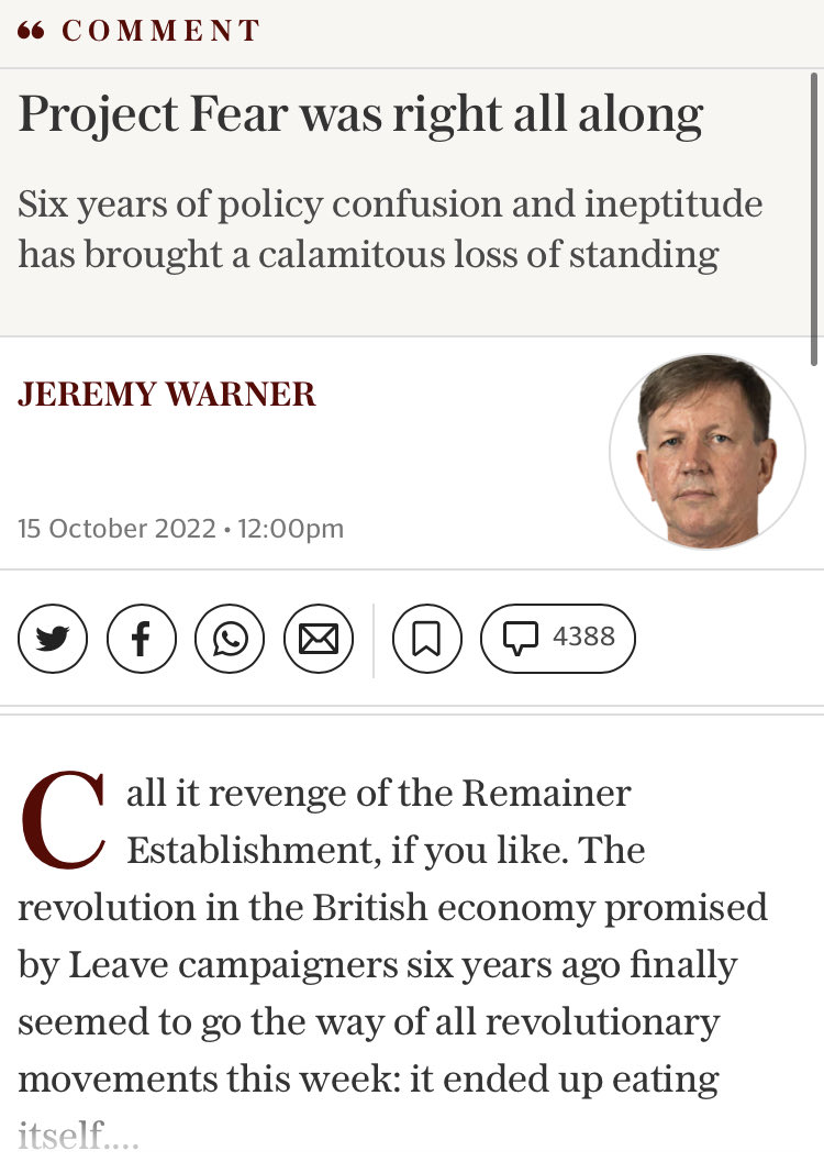 edwinhayward's tweet photo. Ok, we've now reached the point of Brexit where Telegraph writers go to war with each other... https://t.co/GAN7jYxHHp