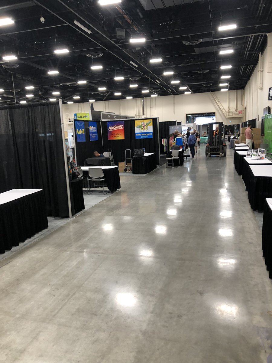 PGA Buying Show Exhibitor Set-Up Day! We’re looking forward to a great first day tomorrow on Tuesday, October 18th.

Welcome Breakfast begins at 8am and doors officially open at 9am! Don’t miss it! #Calgary #BMOCentre #buyingshow