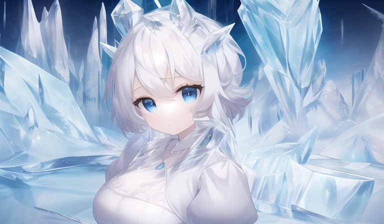 「NovelAIの元素法典の氷魔法学んでた。奥深い 」|hoshimi12（ほしみ）のイラスト
