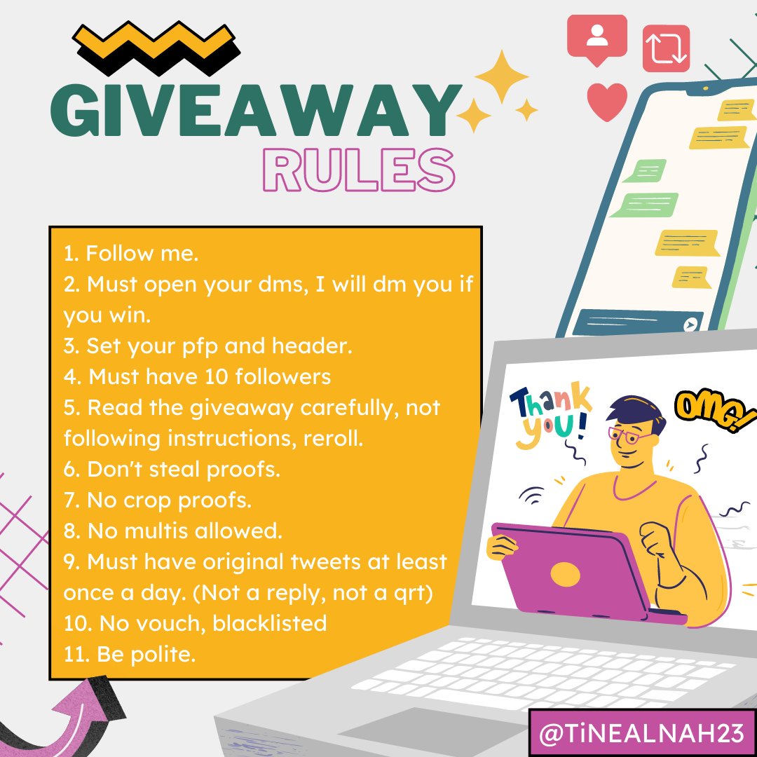 MrCehlos's tweet photo. Rules, not new but updated. 😊

cc @hirayaaa_1 https://t.co/Ck2xVR67Cc