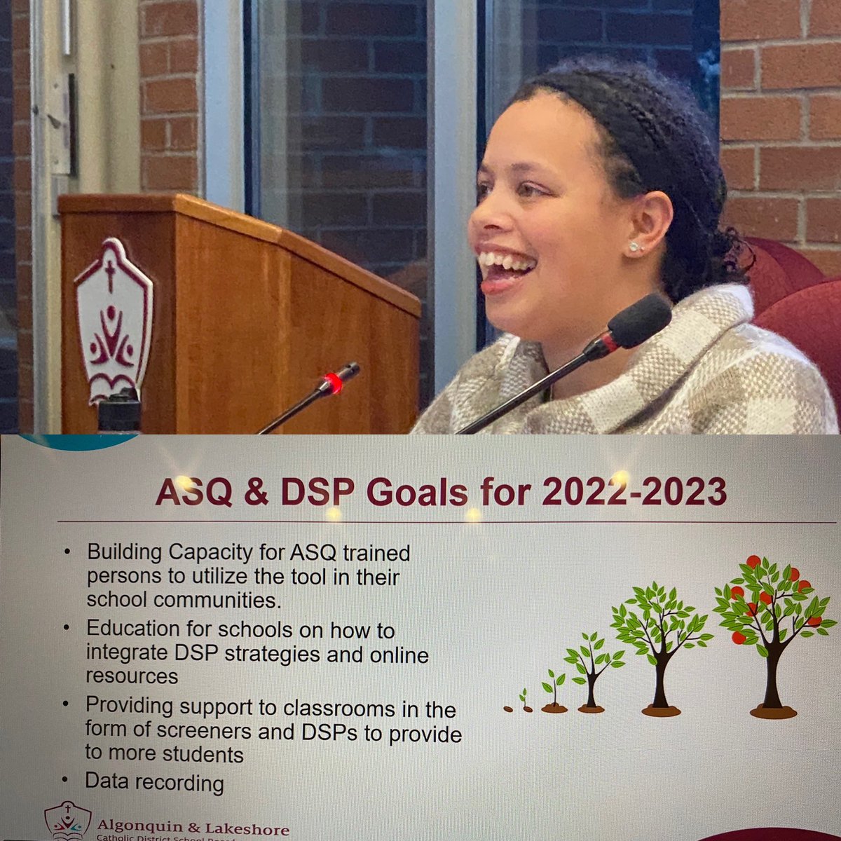 MicheleMcGrat16's tweet photo. Thank you Leah Cantelo for sharing her work helping students reach their full potential using a Developmental Support Plan. #alcdsbmysp @alcdsb https://t.co/P65IDZWySu