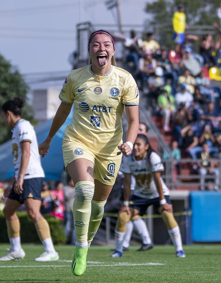 El América Femenil también ganó 6-1 y Katty Martínez hizo un póker de golazos💖 qué bonito día para ser americanista y ver de regreso a la “Killer”🤘🏻 ERES LA MEJOOOR @kattyabad10🌠