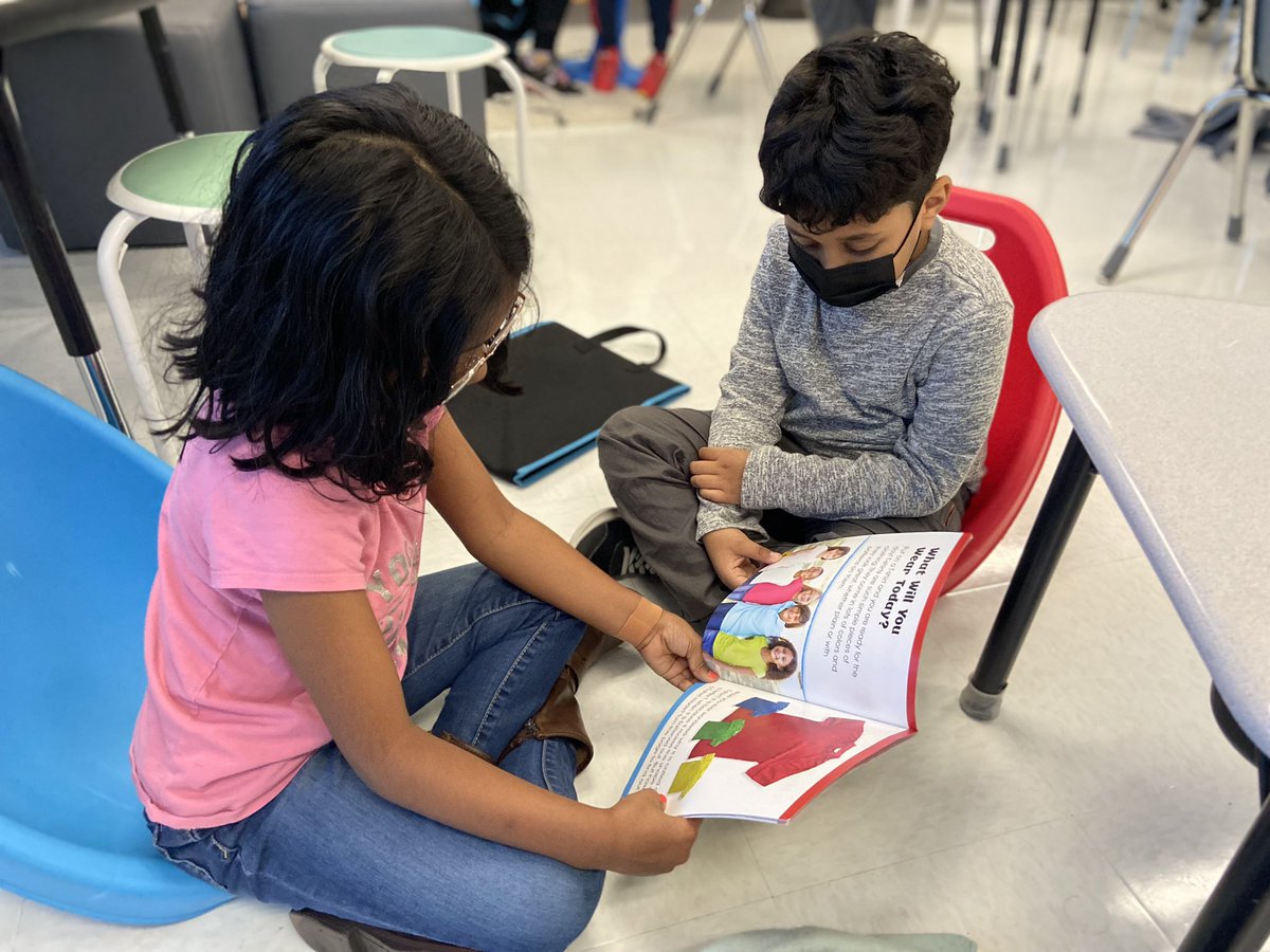 We are so proud of our class for practicing good reading habits with their partners! Reading is already so much fun, but it’s even more exciting with a friend! 😊 <a href="/MrsBeltranGPE/">Anissa Beltran</a> <a href="/GoshenPostES/">Goshen Post ES</a>