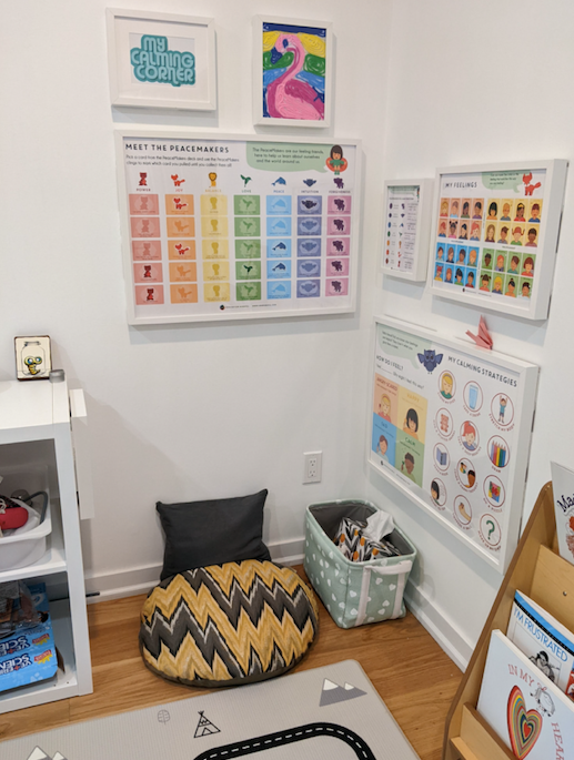 comfycomfyca's tweet photo. When M has big feelings, she likes to go to her @generationmindful calming corner to collect herself. 

We've used a Large Zafu/Floor Cushion and a Lumbar Cushion to make a comfy little sitting area for her.

Do your kids have somewhere to go and calm down? https://t.co/z7vb4E6YL2