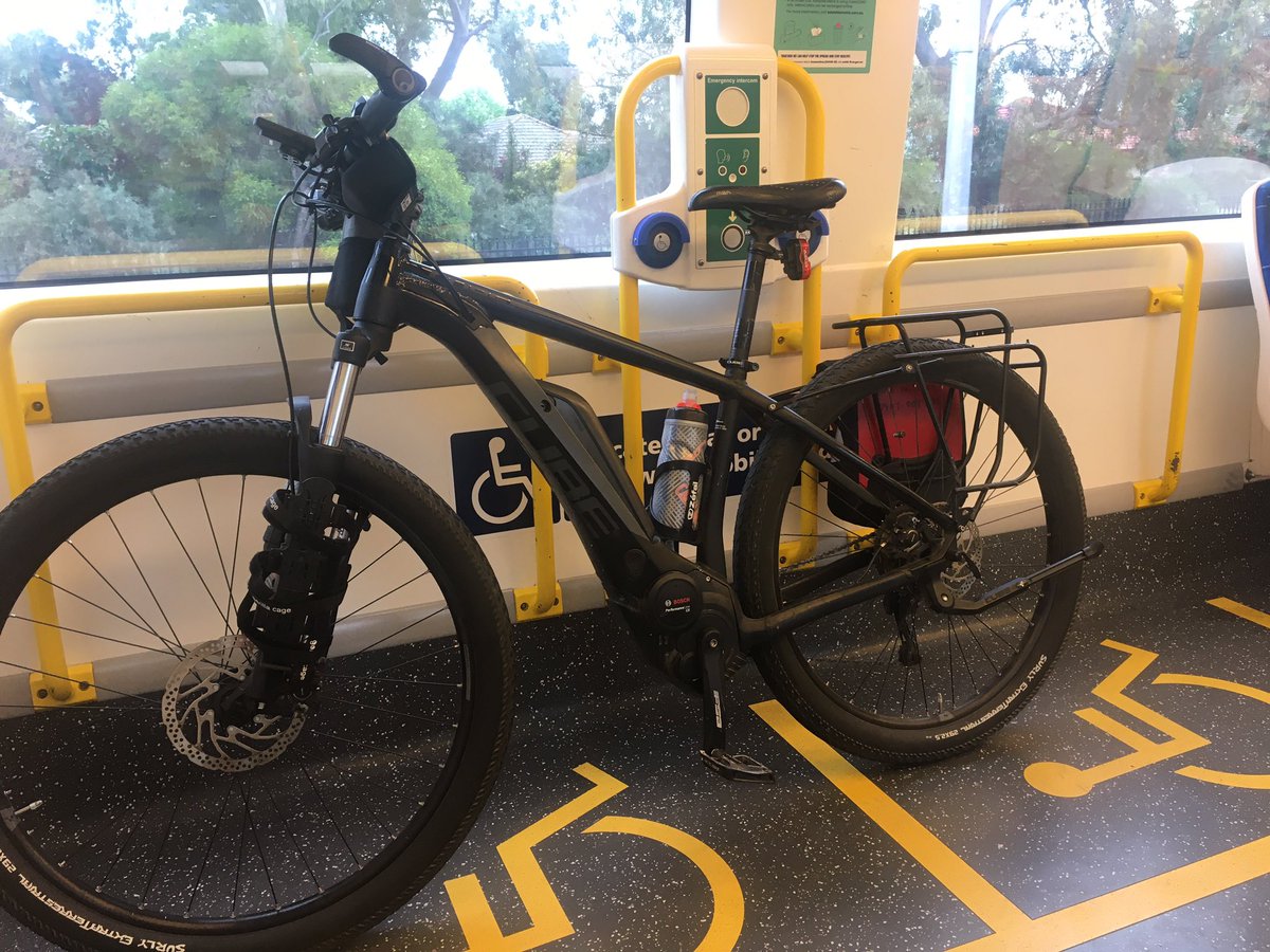 Trains and bikes make a great combination.