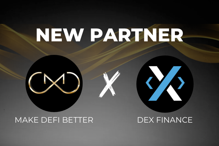 theHODLhq's tweet photo. New Partnership Alert! Excited to be working with @DexFinance as part of Infinity and more! Very much looking forward to the huge value add for both ecosystems as well as generating further usecase for the tokens within our own ecosystem.

#mdbdefi #dexfinance #makedefibetter

🤝 https://t.co/DaxaXcbPAg