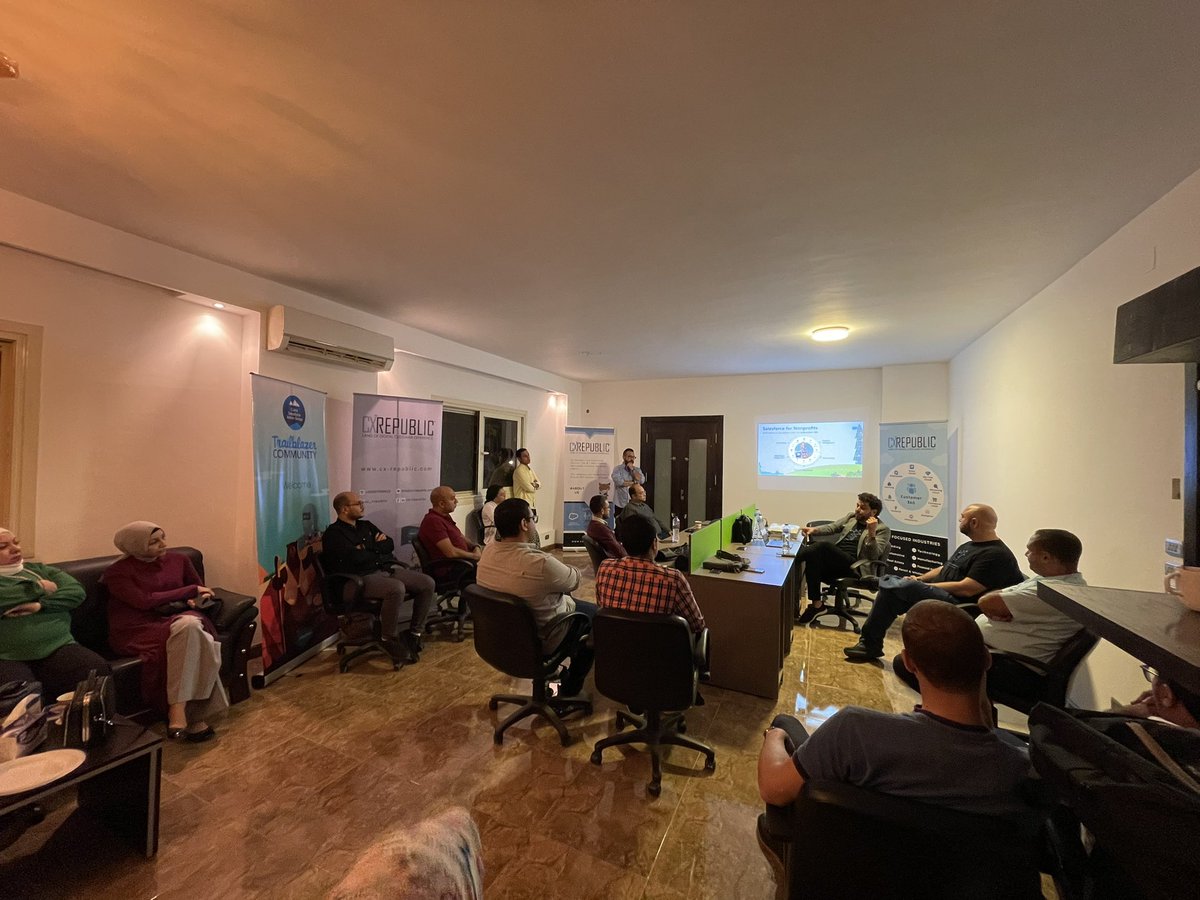 farahsherifgh's tweet photo. So much love to the @salesforce community in #Egypt 🇪🇬☁️

Thanks @Sharif_Shaalan and Mohamed Hamouda for making it a special day 😍
#trailblazercommunity https://t.co/o3Zl4YXLbM