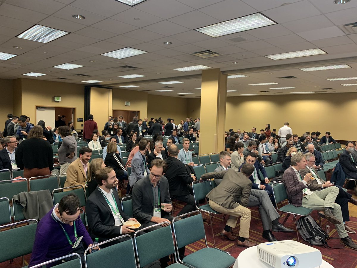 alerera's tweet image. Great crowd for the @TSLSociety business meeting at #INFORMS22 here in Indianapolis!