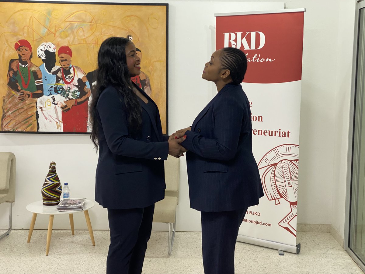 LodOmanga's tweet photo. #RDC #CI225 #BJKD Lors de notre rencontre au dernier Forum de Victoria nous avions convenu avec #OlgaDjadji, présidente de @BjkdFondation de nous revoir pour ensemble établir des ponts entre @FDEC_243 et la Fondation Bénédicte Janine Kacou Diagou @JDIAGOU. @danielesng1 https://t.co/H2kdAbKdlE