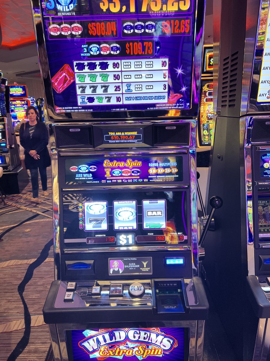 Check out these WILD GEMS 💎🤑👏 Congrats to Club Serrano member Latonya who won $10,190.67 today. RT to congratulate her! Bet: $9 @everi_inc Play more, eat more, get more >> bit.ly/3w6AIGq #MeetUsAtYaamava #Jackpot