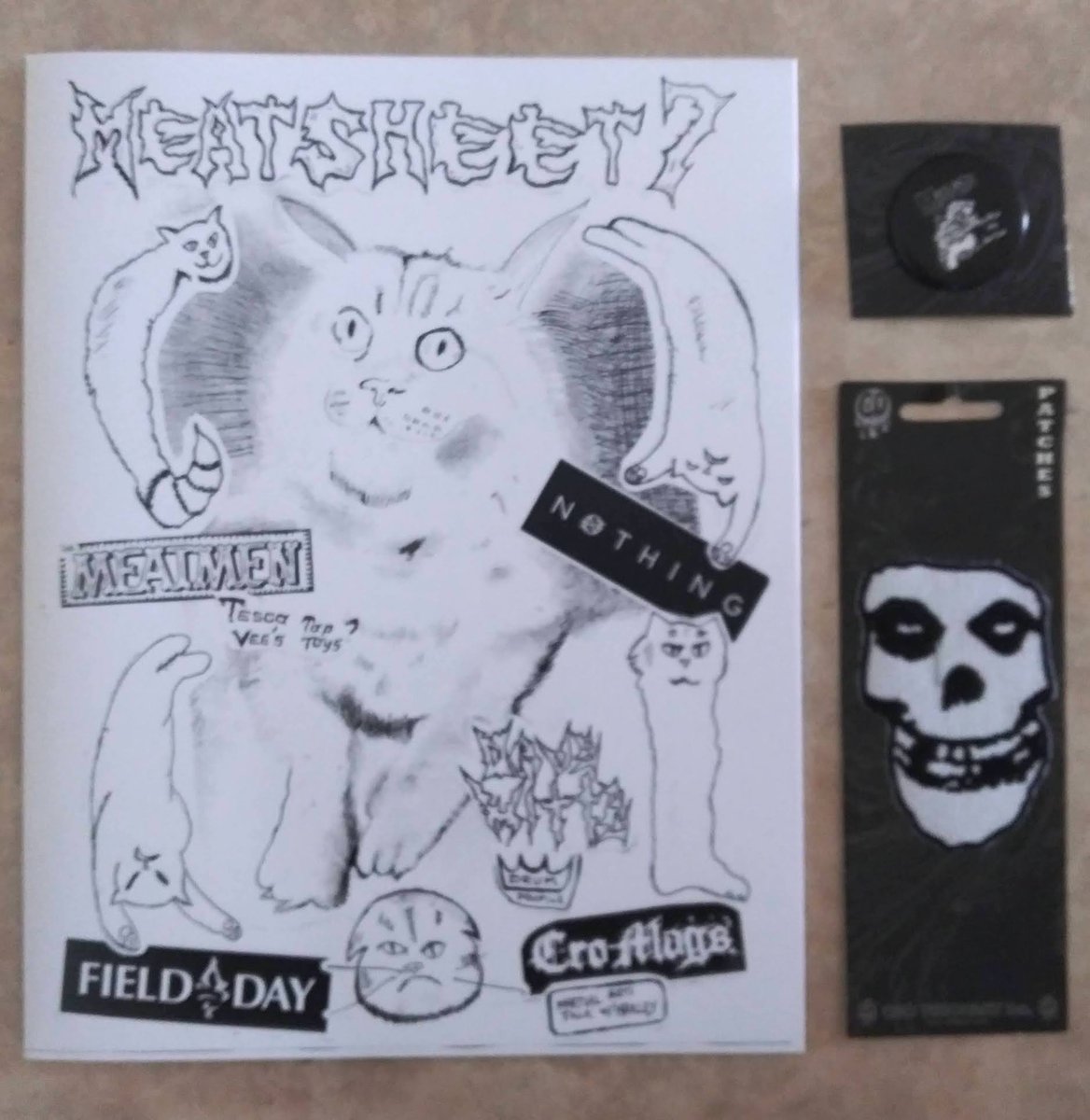 meat_sheet's tweet photo. Meatsheet Issue 7 - number 138/777 Misfits bundle. 1 of 1. Get it while you can.
https://t.co/Bn8ehls27n
#bandofnothing #danzig #eerievon #glenndanzig #hardcore #initium #meatmen #misfits #nothing #punk #punkrock #samhain #meatsheetfanzine #blog #zine #fanzine #indie #indiepress https://t.co/wA4RTNb85S